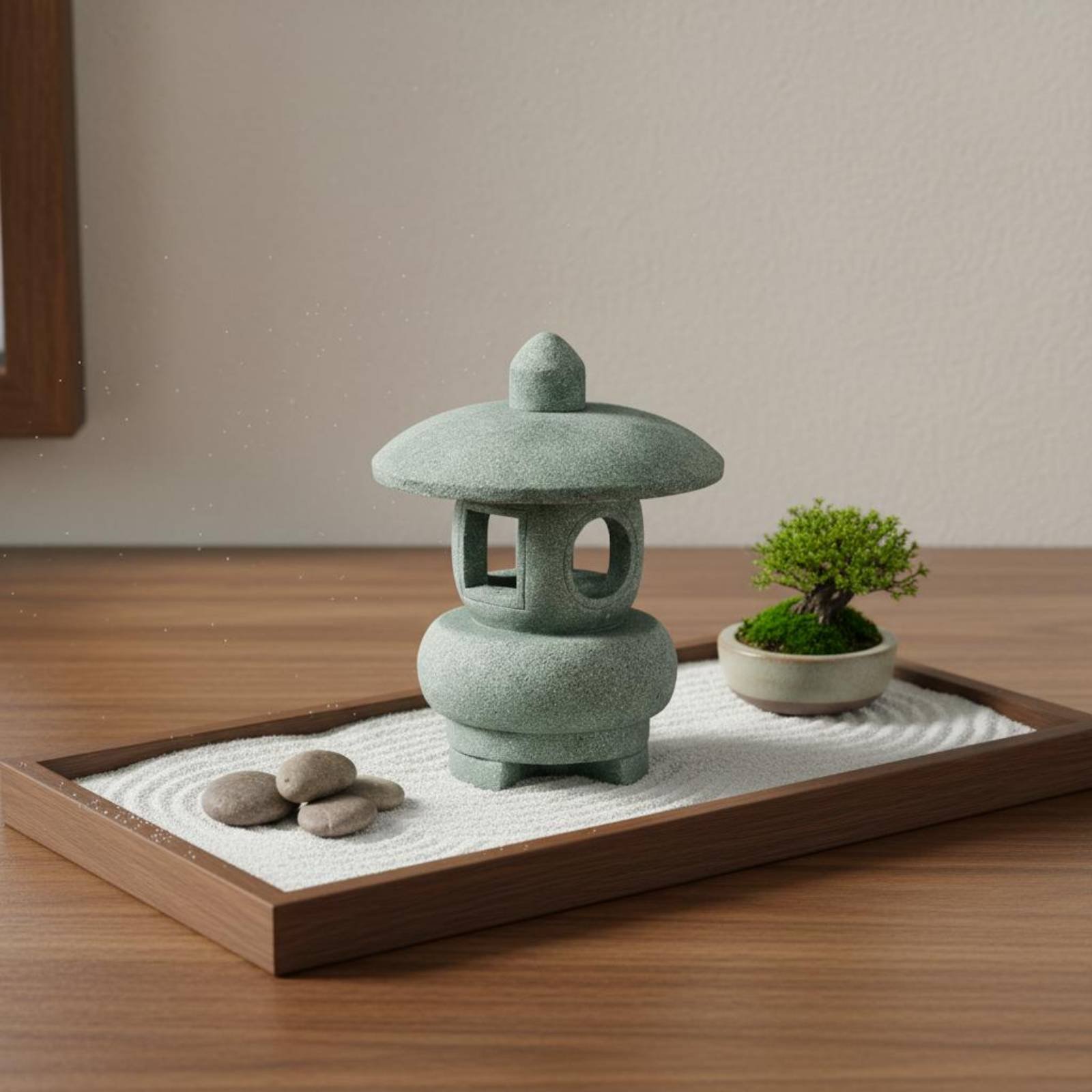 Miniature Stone Lantern Antiqu - Japanese Garden Bonsai recension och pris