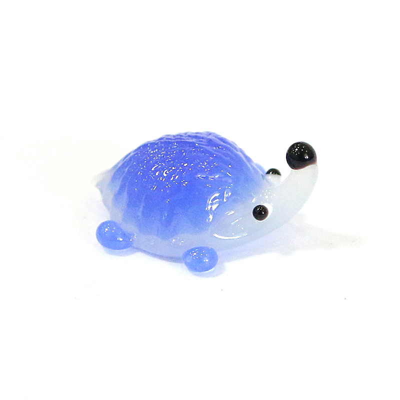 Handmade Mini Glass Hedgehog F - Bonsai Garden Japan recension och pris