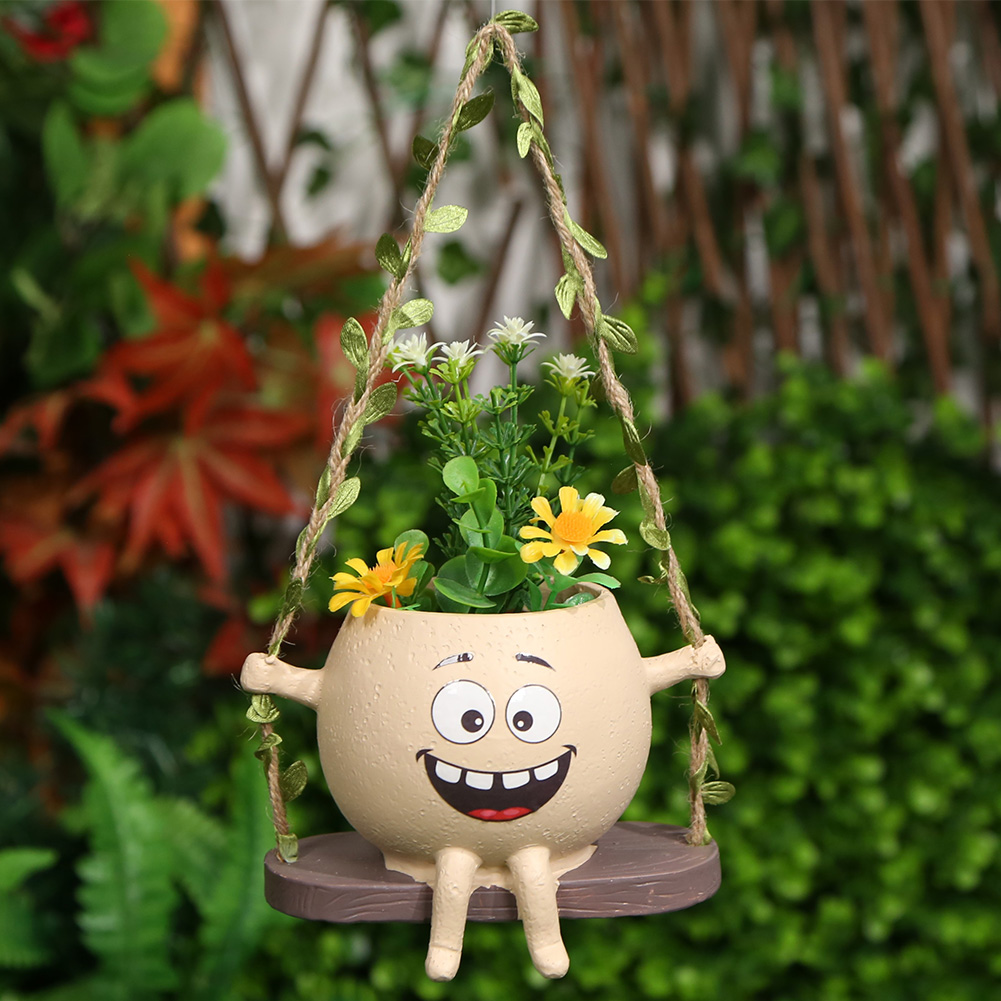 Chair/Swing Smile Face Planter - Japanese Garden Bonsai recension och pris