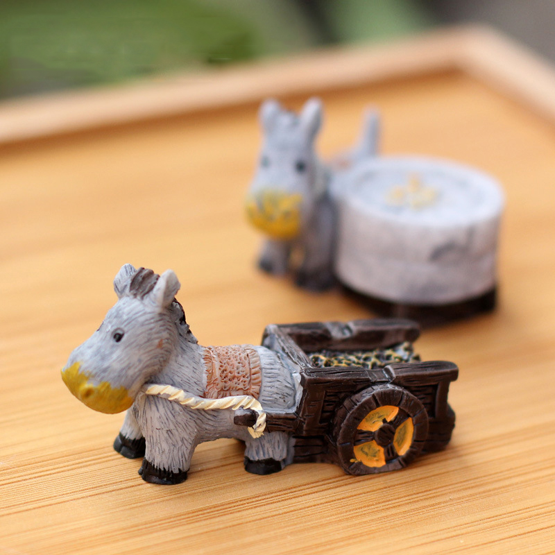 Animal Figurines Mini Donkey P - Bonsai Garden Japan recension och pris