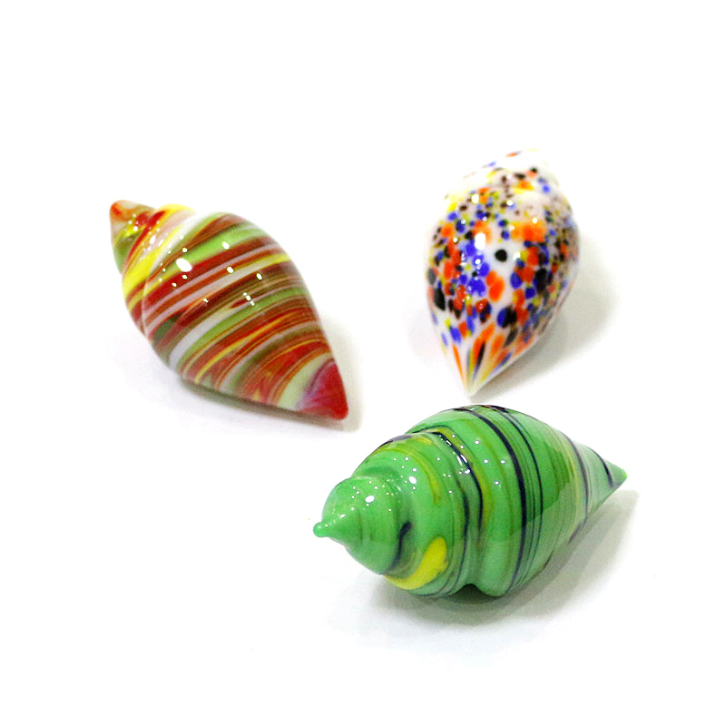 Cute Mini Glass Shell Conch Or - Bonsai Garden Table recension och pris