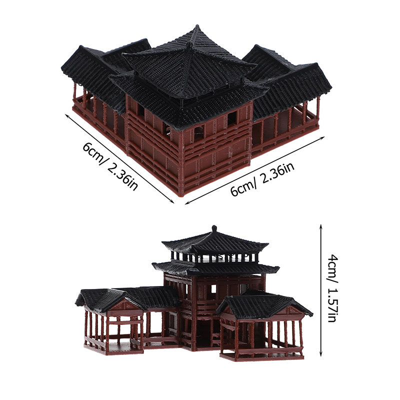 Ancient Building Model Miniatu - Japanese Garden Bonsai recension och pris