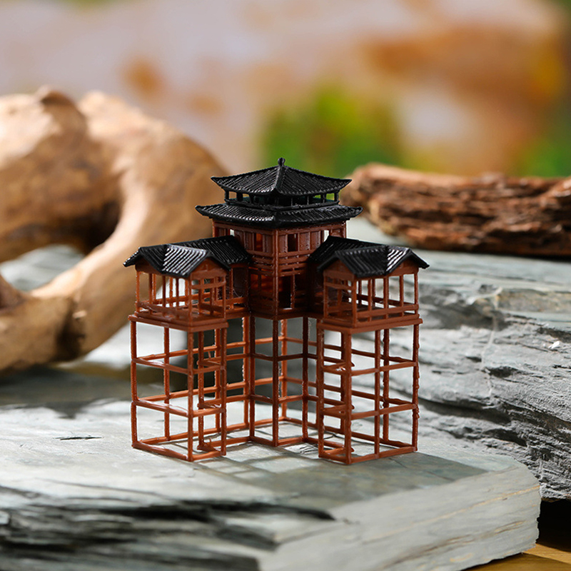 Ancient Building Model Miniatu - Japanese Garden Bonsai recension och pris