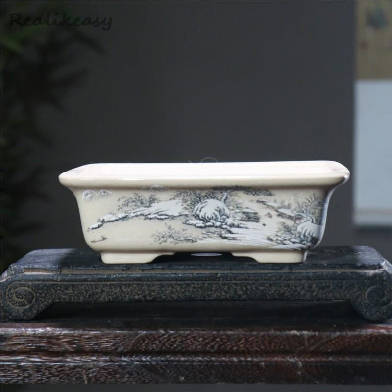 6Size Purple Sand Flower Pot C - Japanese Garden Bonsai recension och pris