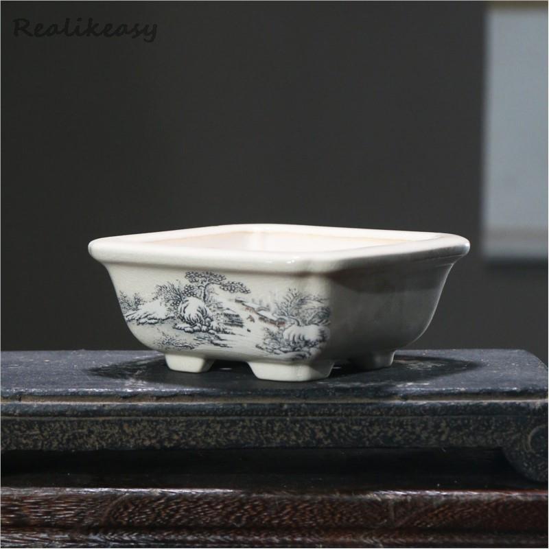 6Size Purple Sand Flower Pot C - Japanese Garden Bonsai recension och pris