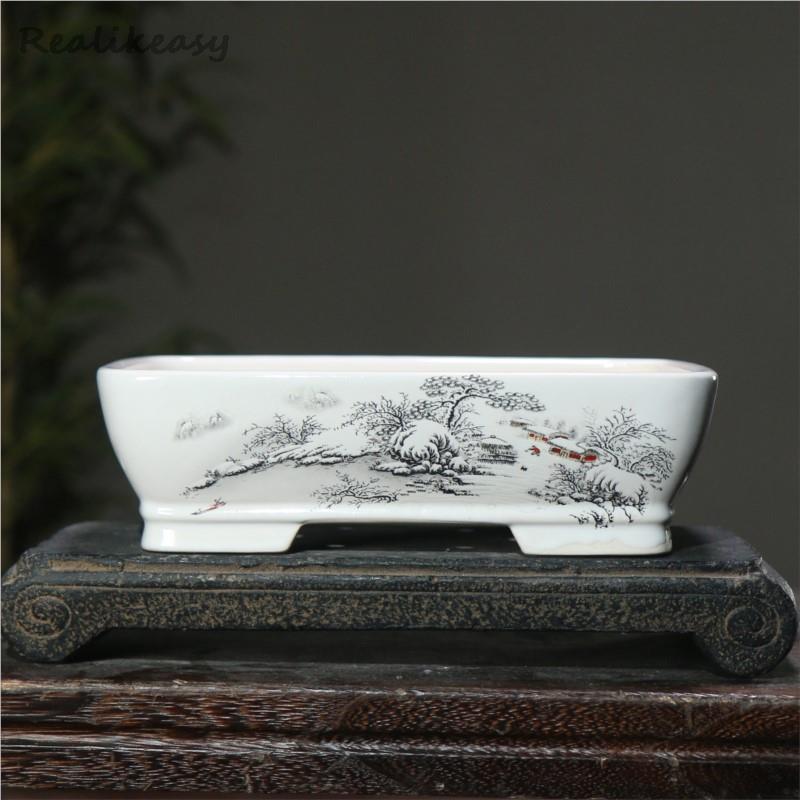 6Size Purple Sand Flower Pot C - Japanese Garden Bonsai recension och pris