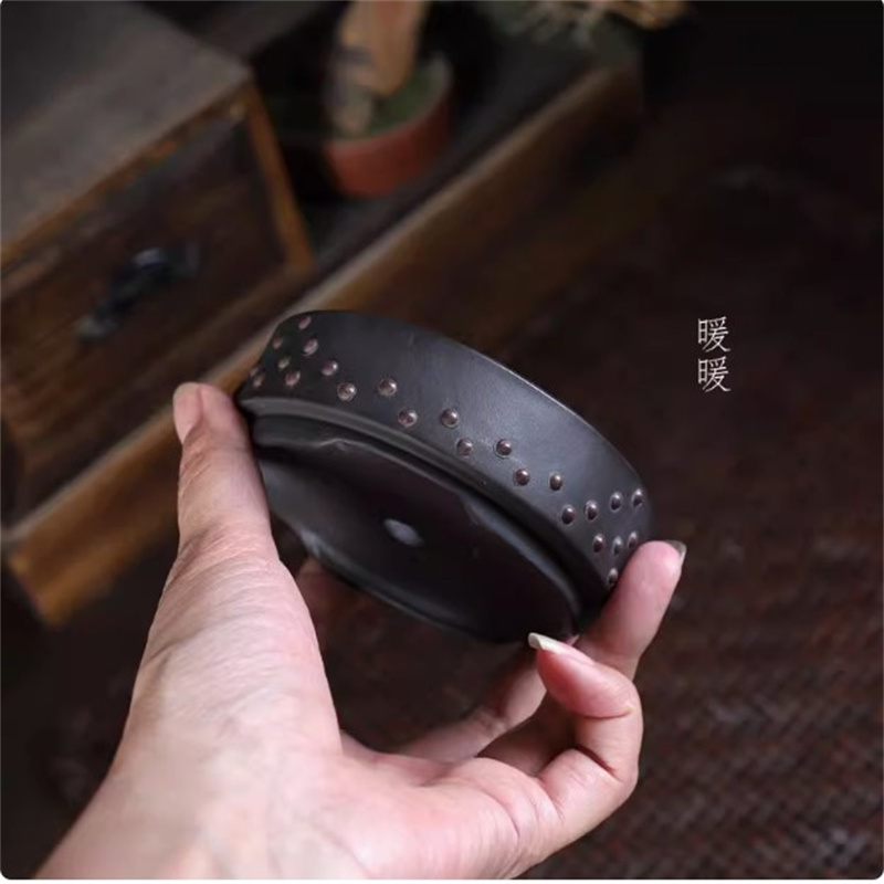 Ceramic Round Bonsai Pot, Drum - Bonsai Garden Table recension och pris