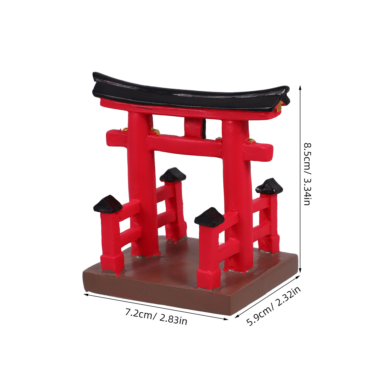Miniature Resin Japanese Torii - Japanese Garden Bonsai recension och pris