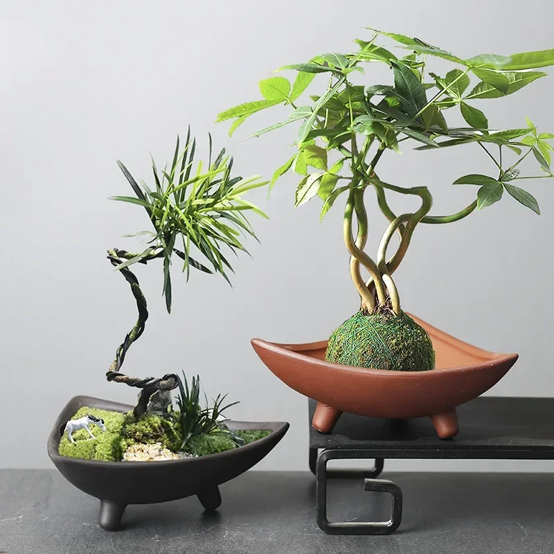 Personalized Ceramic Flower Po - Japanese Garden Bonsai recension och pris