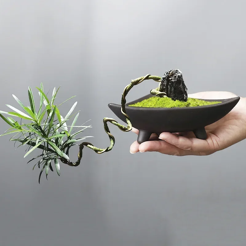 Personalized Ceramic Flower Po - Japanese Garden Bonsai recension och pris