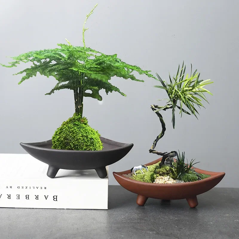 Personalized Ceramic Flower Po - Japanese Garden Bonsai recension och pris