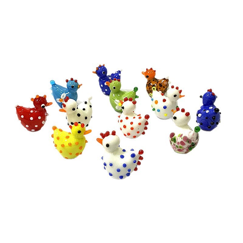 2PCS Handmade Cute Glass Chick - Bonsai Garden Japan recension och pris