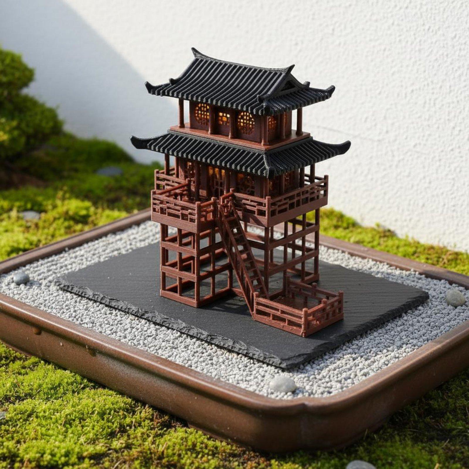 Bonsai House Tabletop Plastic  - Japanese Garden Bonsai recension och pris